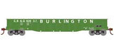 Roundhouse 82071 HO Scale 50' Gondola Chicago Burlington and Quincy CB&Q 83657