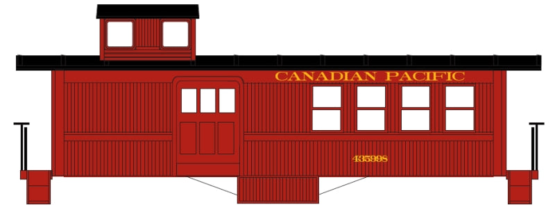 Roundhouse 84327 HO Scale Drovers Caboose Canadian Pacific CP 435998 - NOS