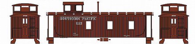 Roundhouse 84389 HO Scale 3 Window Caboose Southern Pacific SP 656 - NOS