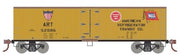 Roundhouse 85592 HO Scale 40' Wood Reefer ART / WAB / MP 52086 - NOS