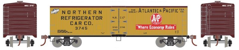 Roundhouse 85605 HO Scale 40' Wood Reefer A&P NRCC 3752 - NOS