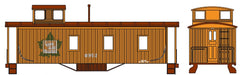 Roundhouse 85800 HO Scale Standard Wood Caboose Grand Trunk GT 0950 - NOS