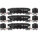 Roundhouse 88184 HO Scale 40' Offset Open Hopper Rio Grande D&RGW 3 Pack