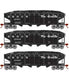 Roundhouse 88184 HO Scale 40' Offset Open Hopper Rio Grande D&RGW 3 Pack