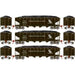 Roundhouse 88186 HO Scale 40' Offset Open Hopper Chesapeake & Ohio C&O 3 Pack