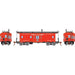 Roundhouse 90186 HO Scale Bay Window Caboose Erie C309