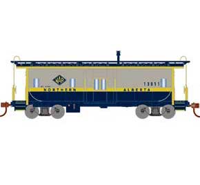 Roundhouse 90196 HO Scale Bay Window Caboose Northern Alberta NAR 13011