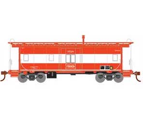 Roundhouse 90265 HO Scale Bay Window Caboose Frisco SLSF 1728