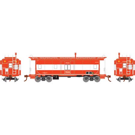 Roundhouse 90265 HO Scale Bay Window Caboose Frisco SLSF 1728