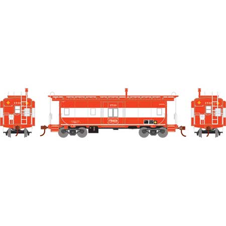 Roundhouse 90267 HO Scale Bay Window Caboose Frisco SLSF 1733