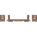 Roundhouse 91468 HO Scale 40' Pulpwood Flatcar Gulf Mobile & Ohio GM&O 4920