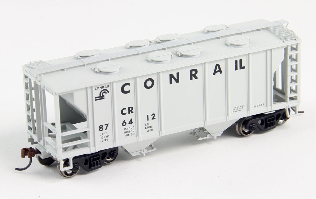 Roundhouse 96152 HO Scale PS-2 2003 2-Bay Covered Hopper, Conrail CR #876412