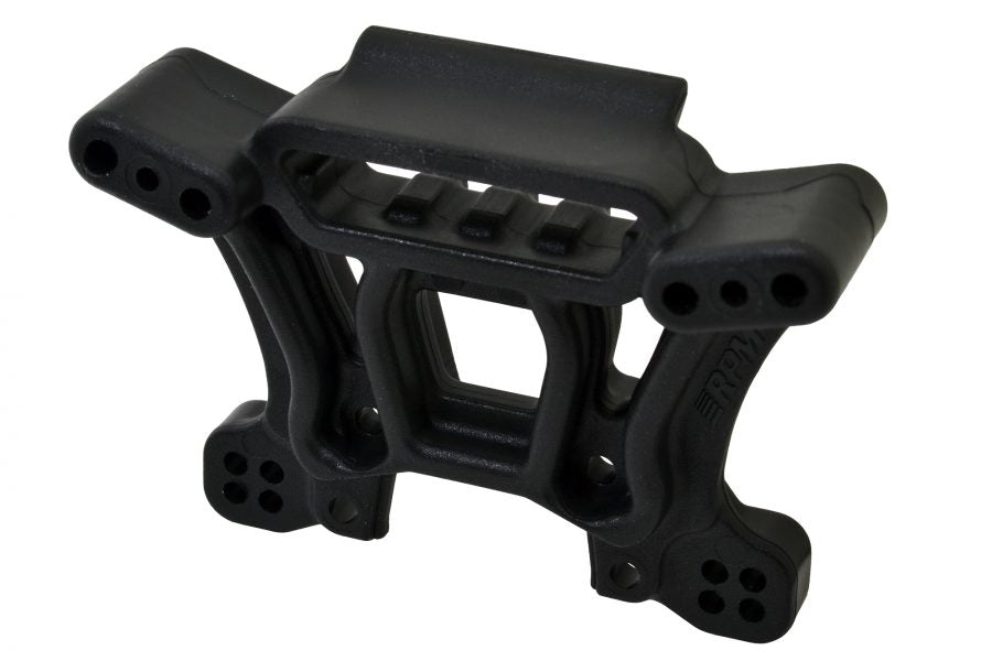 RPM 70242 Black Front Shock Tower for Traxxas Rustler 4x4