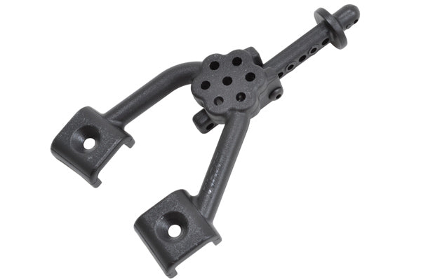 RPM 70642 Black Front Shock Hoops and Body Mounts for Axial SCX10