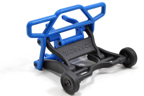 RPM 70815 Blue Rear Bumper for Traxxas Rustler