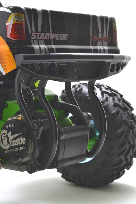 RPM 70832 Black Rear Bumper  for Traxxas Rustler Stampede 2WD