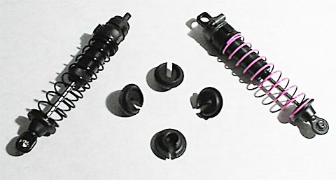 RPM 73152 Black Lower Shock Spring Cups