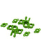 RPM 73164 Green Axle Carriers for 1/16 Traxxas Vehicles