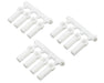 RPM 73381 White Heavy Duty Rod Ends 12 Pack