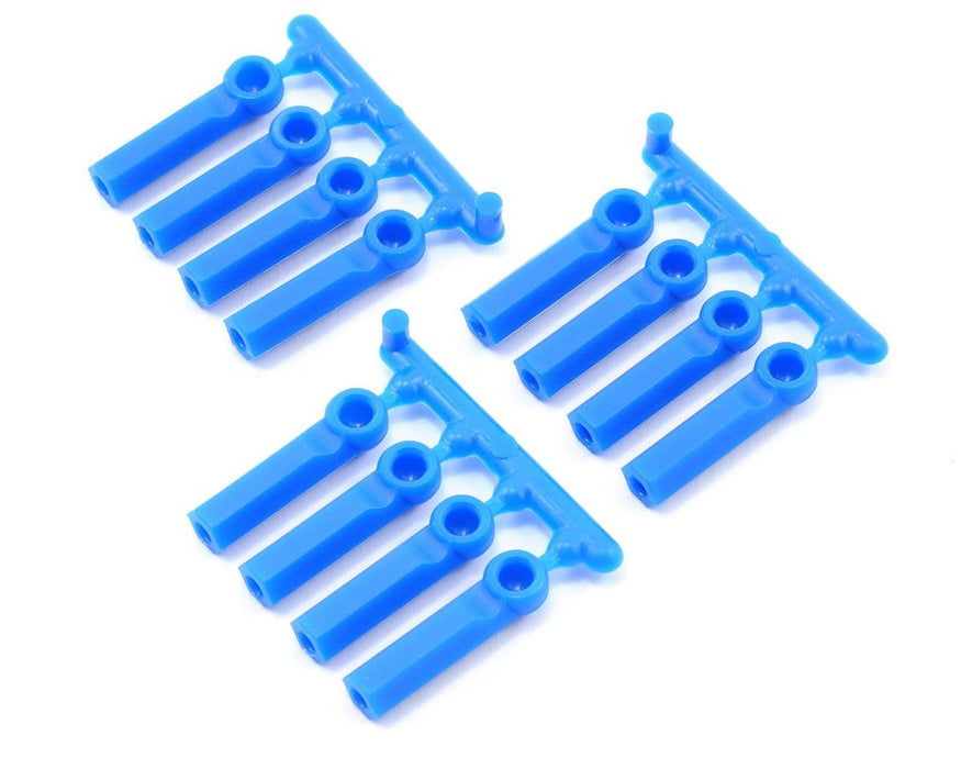 RPM 73395 Blue Long Shank Rod Ends 12 Pack