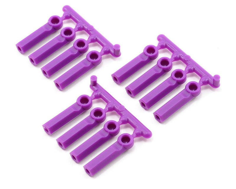 RPM 73398 Purple Long Shank Rod Ends 12 Pack