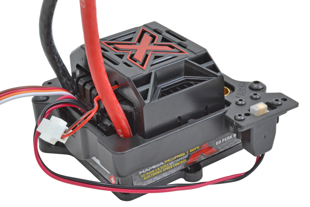 RPM 73622 ESC Cage for Mamba Monster X and Monster 2 ESCs Black
