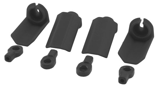 RPM 80402 Black Shock Shaft Guards for Traxxas Shocks 4 Pack