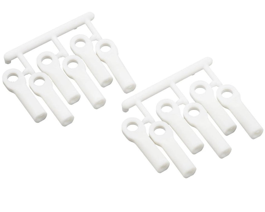 RPM 80511 White Long Rod Ends 12 Pack