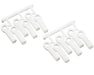 RPM 80511 White Long Rod Ends 12 Pack