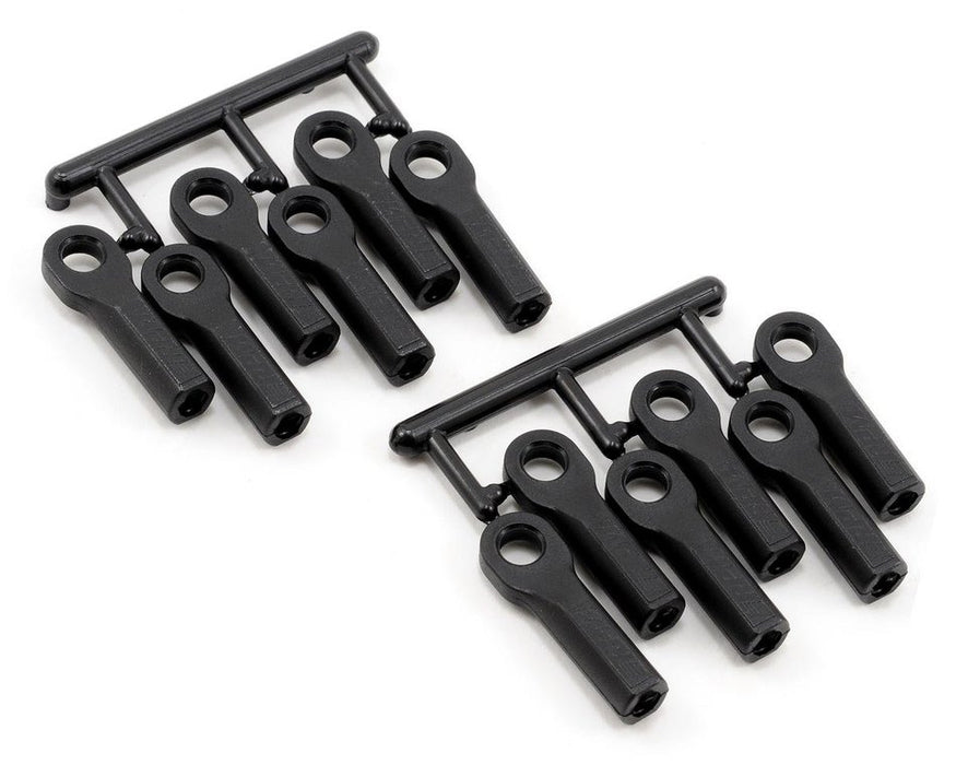 RPM 80512 Black Long Rod Ends 12 Pack