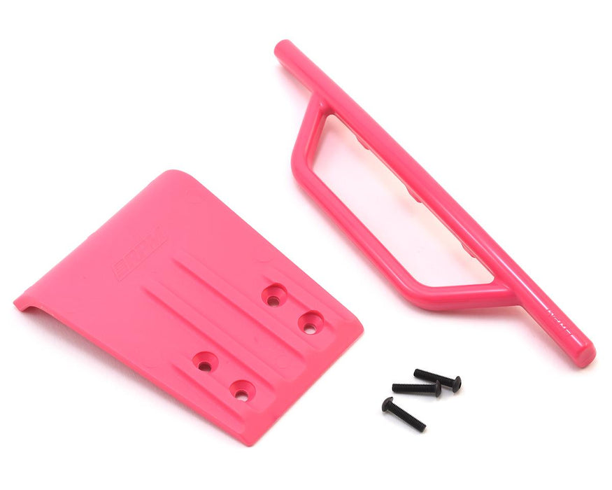 RPM 80957 Pink Front Bumper with Skid Plate for 2WD Slash