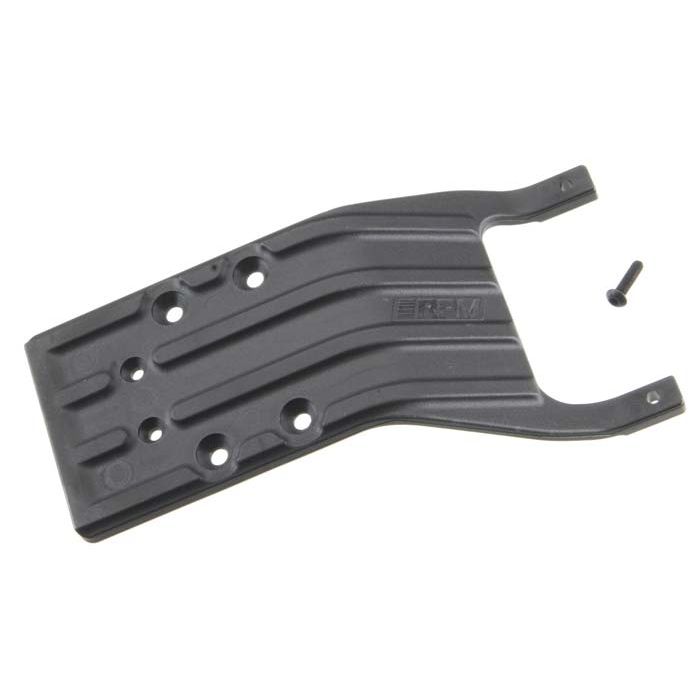 RPM 81242 RPM Black Rear Skid Plate Slash 2WD