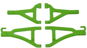 RPM 80694 Green Front Upper and Lower A-Arms for 1/16 Traxxas E-Revo Summit