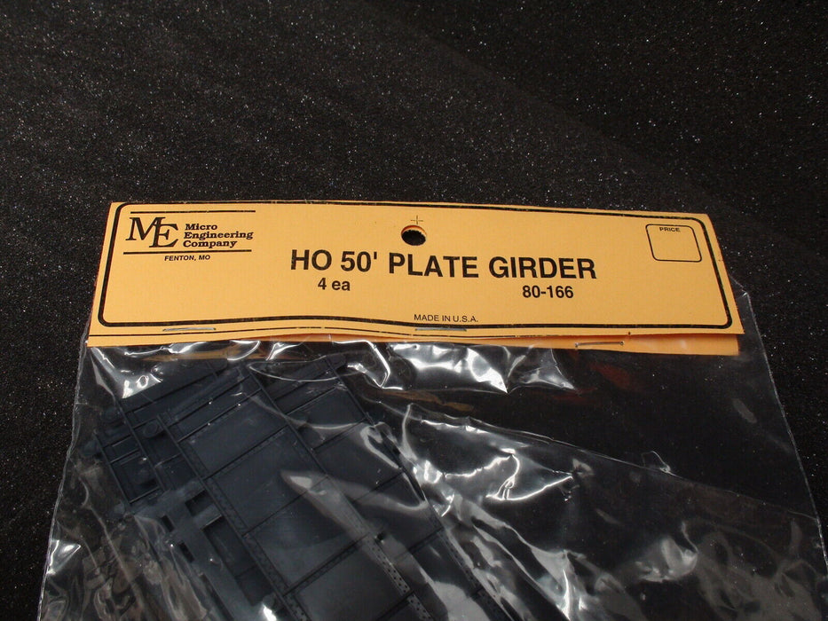 Micro Engineering Company 80-166 HO Scale 50'  Bridge Plate Girders 4 Pack