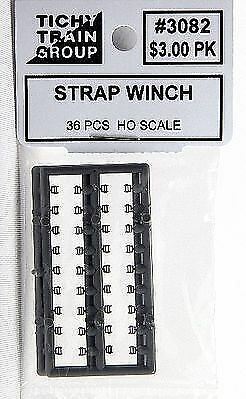 Tichy Train Group 3082 HO Scale Strap Winch 36 Pieces