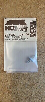 Detail Associates LT-1023 HO Scale Pyle Dual Beam Horizontal Headlight