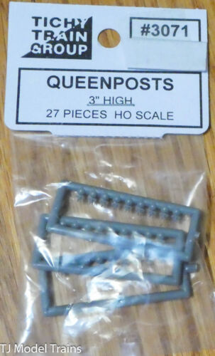 Tichy Train Group 3071 HO Scale Queenposts 3" High 27 Pieces