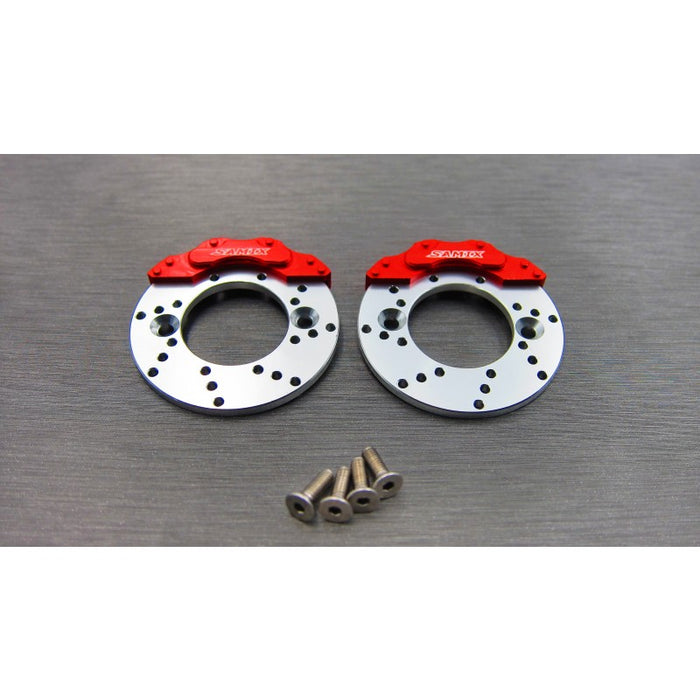 Samix SAMSCX2-6412 SCX24 Scale Brake Rotor Set 1 Pair (Samix Brass Knuckles Only)