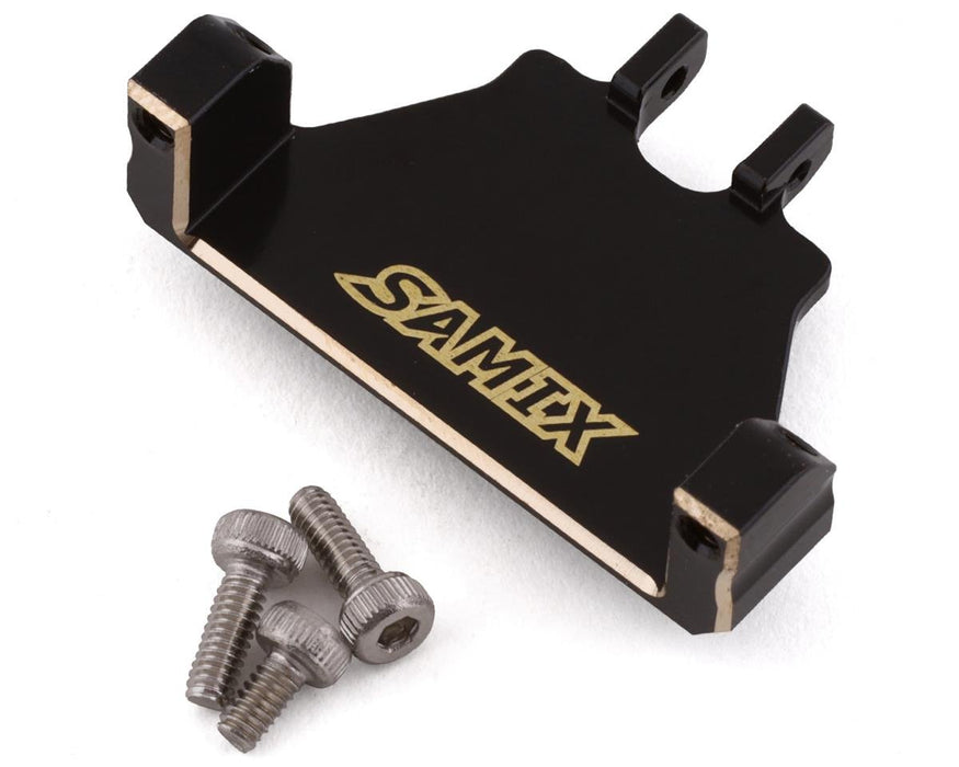 Samix SAMSCX24-4068E SCX24 Black Brass Servo Mount for EcoPower/Emax Servo