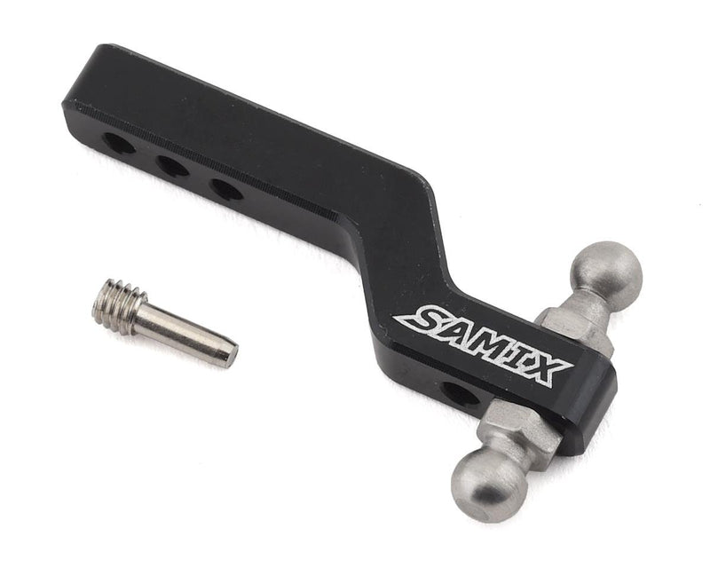 Samix TRX4-6057-BK Black Aluminum Drop Hitch Receiver for TRX-4 and Others