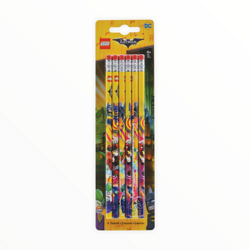 Santoki LEGO® The Batman Movie Graphite Pencil 6 Pack (51939)