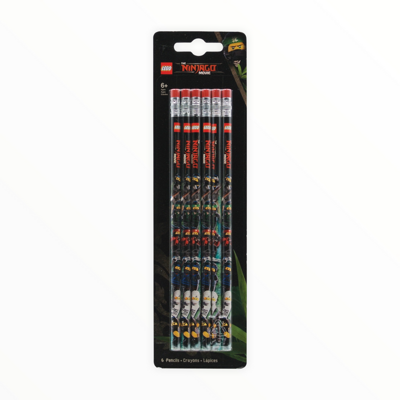 Santoki LEGO® The Ninjago Movie Graphite Pencil 6 Pack (51950)
