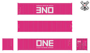 ScaleTrains 11061 HO Scale CIMC Modern Intermodal Container Ocean Network Express ONE 3 Pack