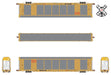 ScaleTrains 32688 Rivet N Scale Gunderson Mult-Max Autorack Canadian National CN/TTGX 695905 