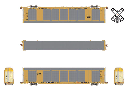 ScaleTrains 32692 Rivet N Scale Gunderson Mult-Max Autorack CSX/CTTX 692585 