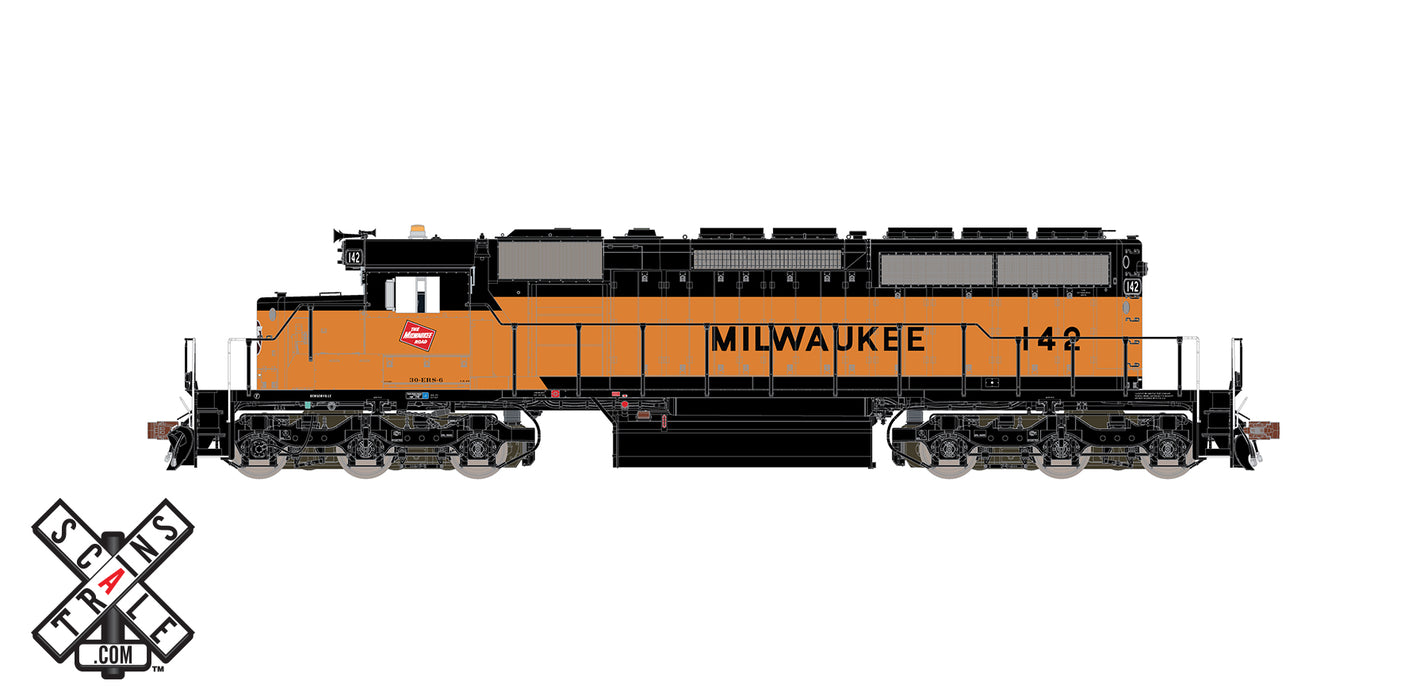 ScaleTrains 32813 Rivet Counter HO Scale EMD SD40-2 Milwaukee Road MILW 149 DCC Sound