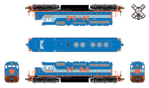 ScaleTrains 32819 Rivet Counter HO Scale EMD SD40-2 N de M 13009 DCC Sound