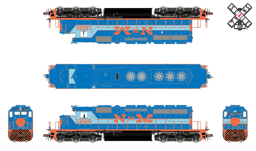 ScaleTrains 32826 Rivet Counter HO Scale EMD SD40-2 NdeM 13026