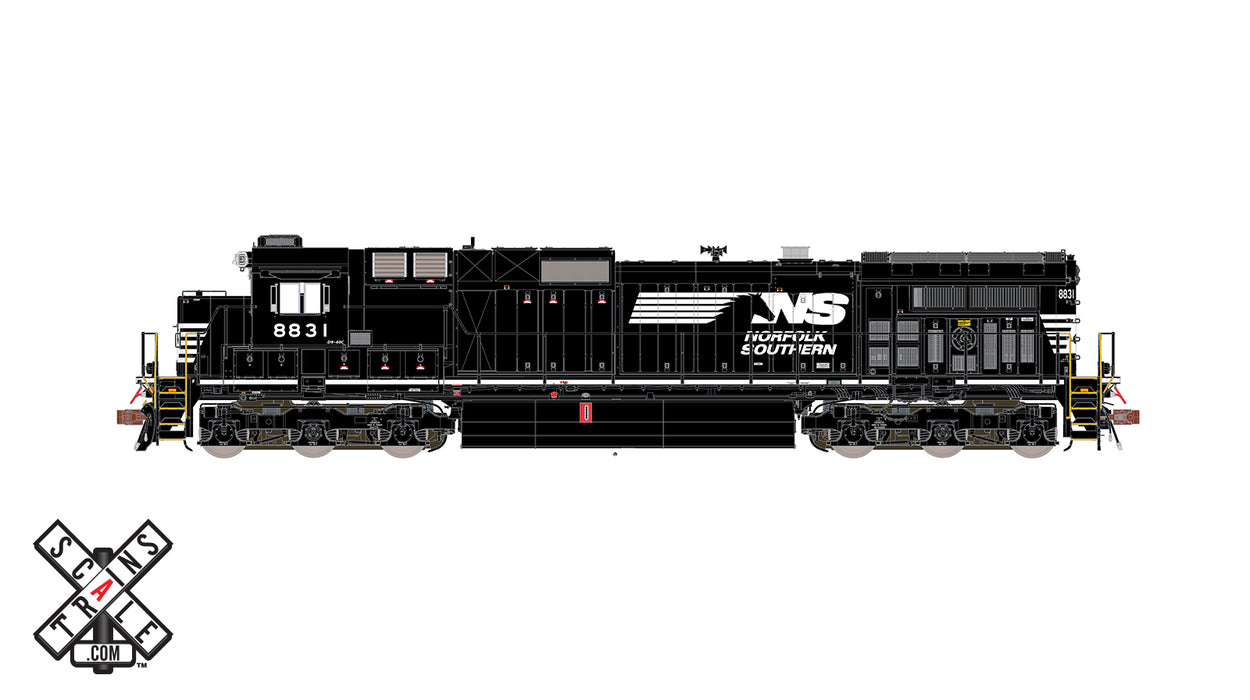 ScaleTrains 32849 Rivet Counter HO Scale GE Dash 9-40C Norfolk Southern NS 8831 DCC LokSound