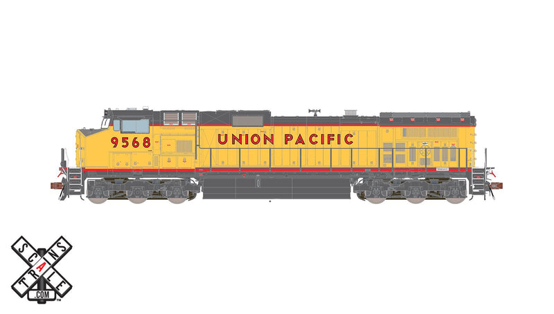 ScaleTrains 32856 Rivet Counter HO GE Dash 9-44CW Union Pacific UP 9568